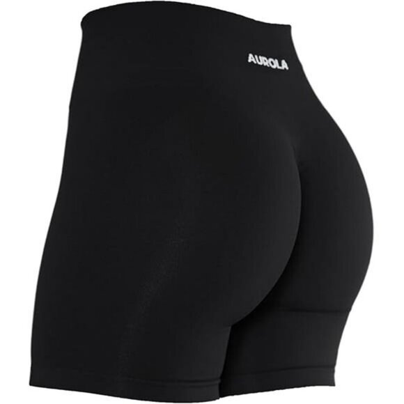 AUROLA Seamless Scrunch Workout Shorts Women Gym Yoga Running Activewear Fitness - Picture 7 of 7